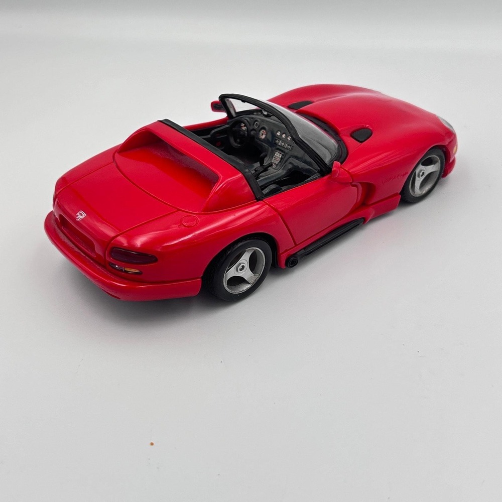 Vintage 1990s Dodge Viper Telephone Red Convertible Novelty Collectible Display